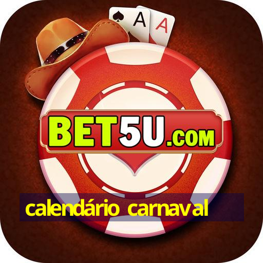 calendário carnaval